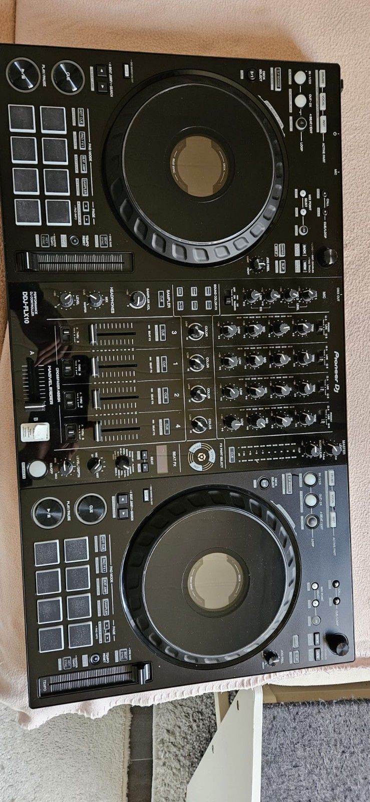 Pioneer DDJ-FLX10 4-Kanal DJ Controller für Rekordbox Serato DJ