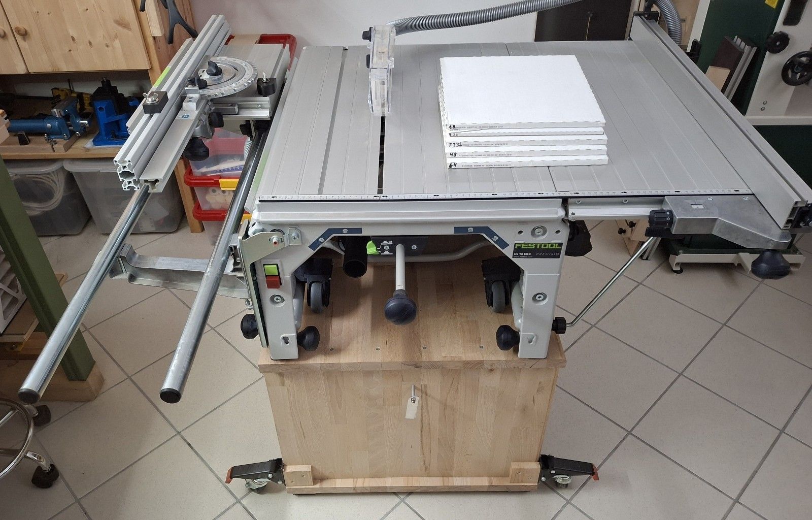 Festool CS 70 EBG-set PRECISIO Tischzugsäge