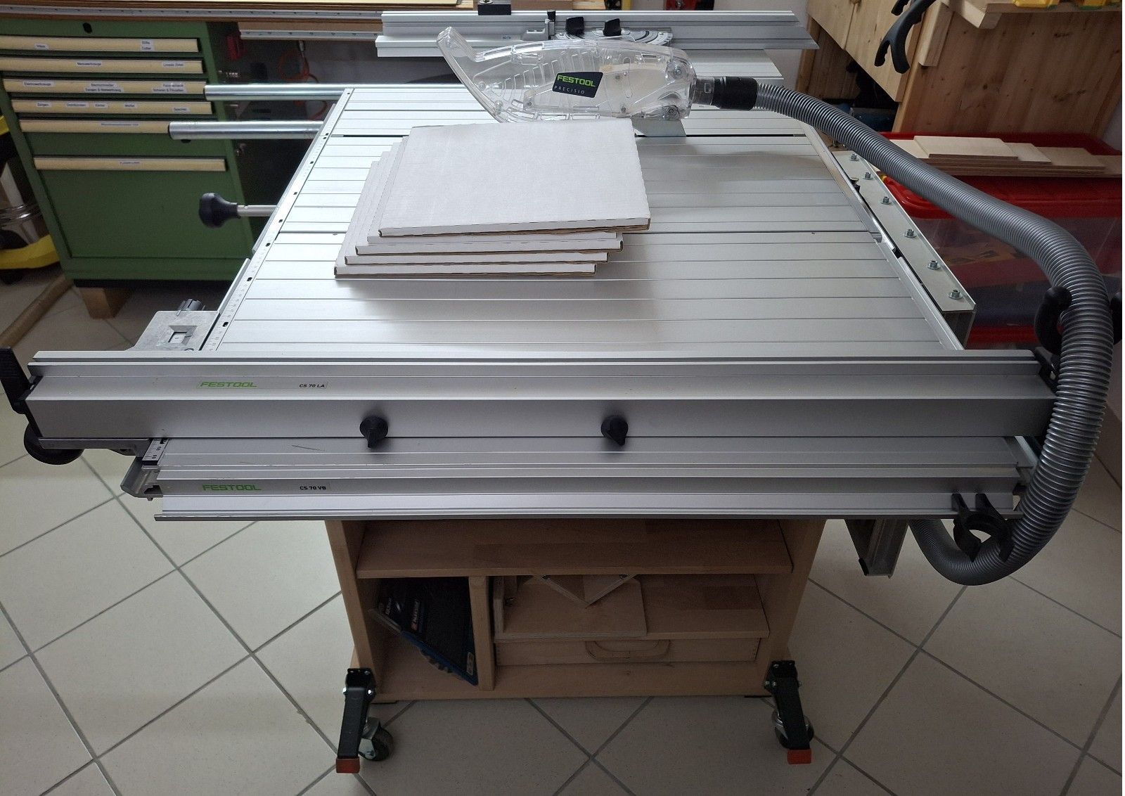 Festool CS 70 EBG-set PRECISIO Tischzugsäge