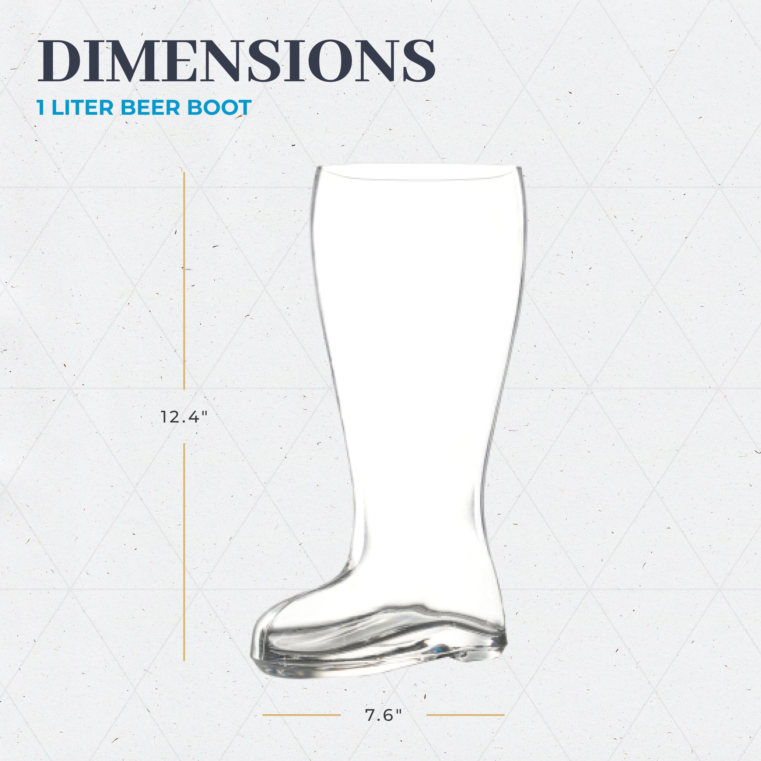 Das Boot Beer Glass - 1 Liter Beer Boot Mug