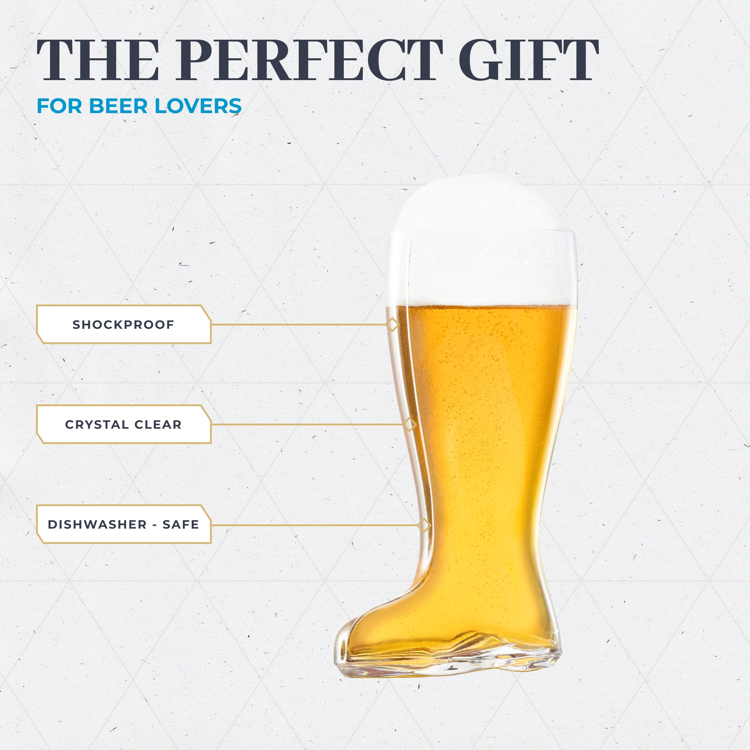 Das Boot Beer Glass - 1 Liter Beer Boot Mug
