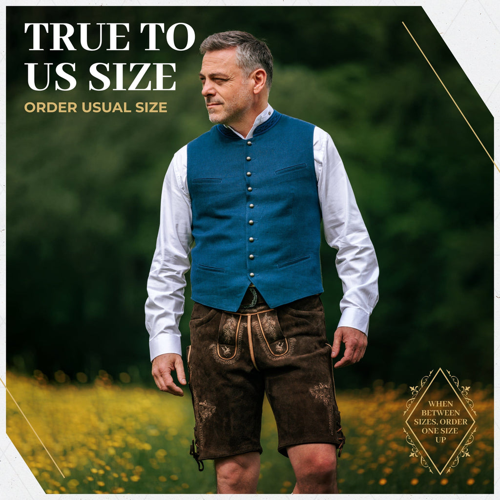 Goat Lederhosen Men Short Light