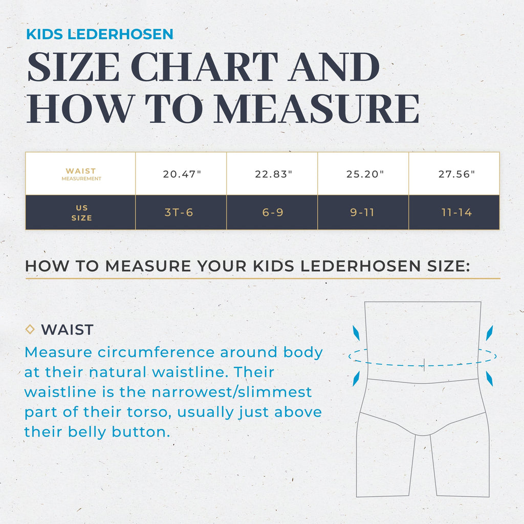 Lederhosen Kids Light Brown