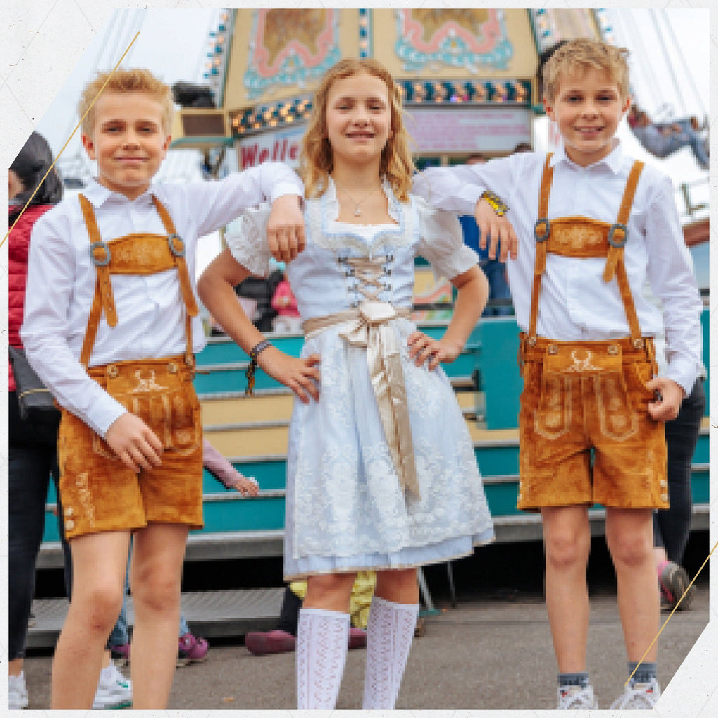 Lederhosen Kids Light Brown