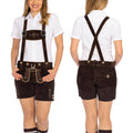 Lederhosen Women Short Pants Chocolate