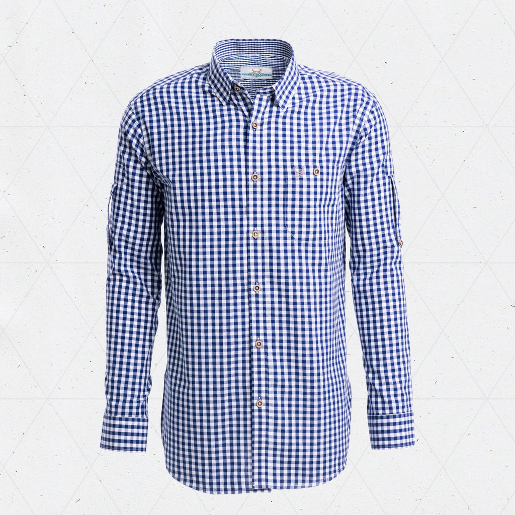 Shirt Men Classic Checkered Blue