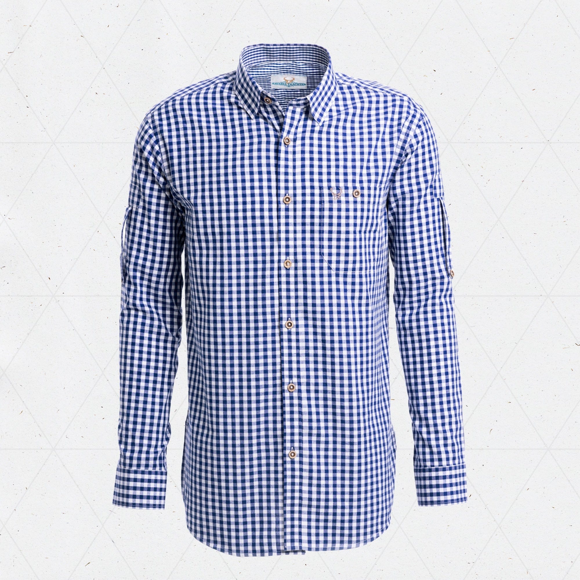 Shirt Men Classic Checkered Blue