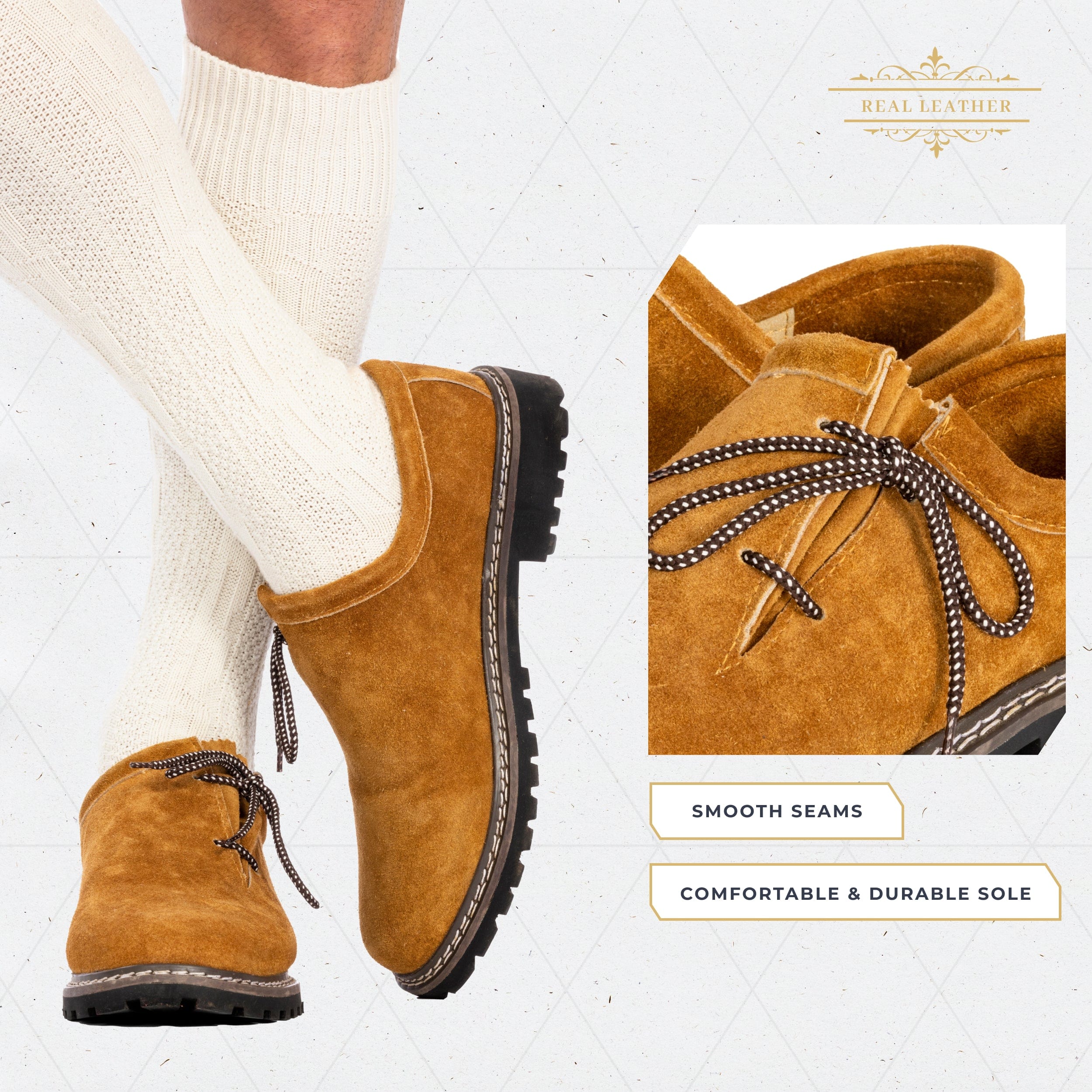 Shoes Men Haferl Light Brown