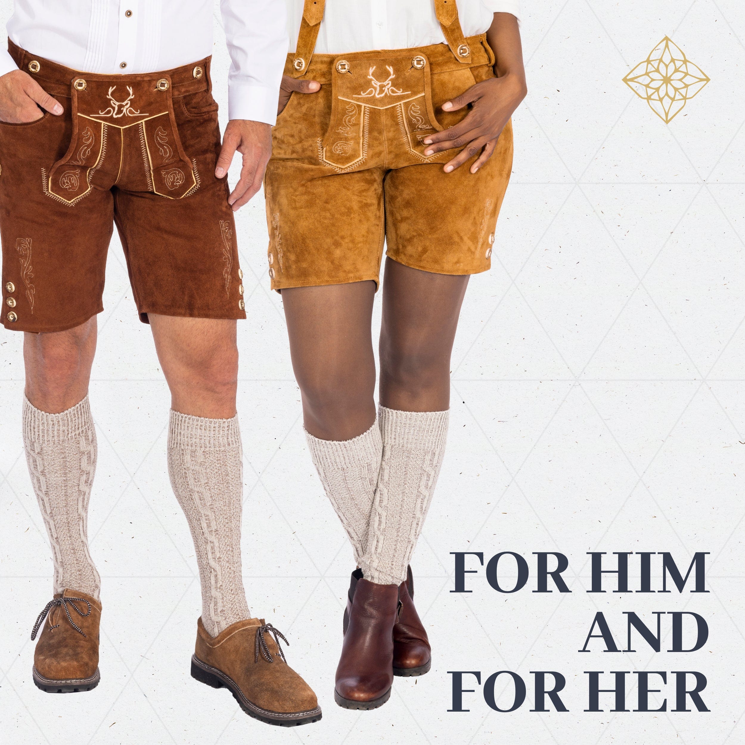 Socks Men Loferl Heather White