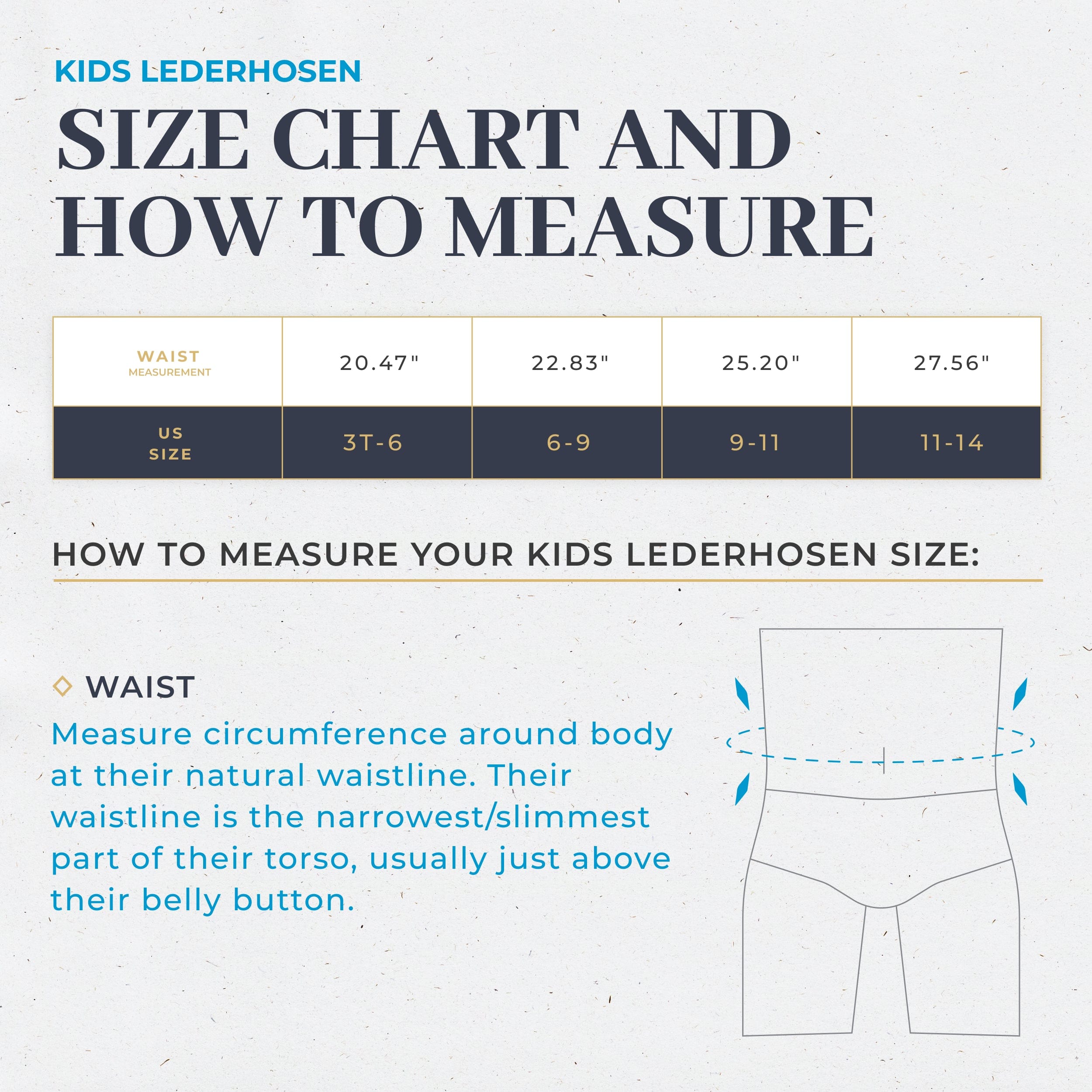 Lederhosen Kids Light Brown