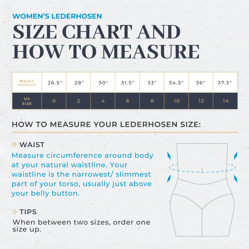 Lederhosen Women Short Pants Light Brown