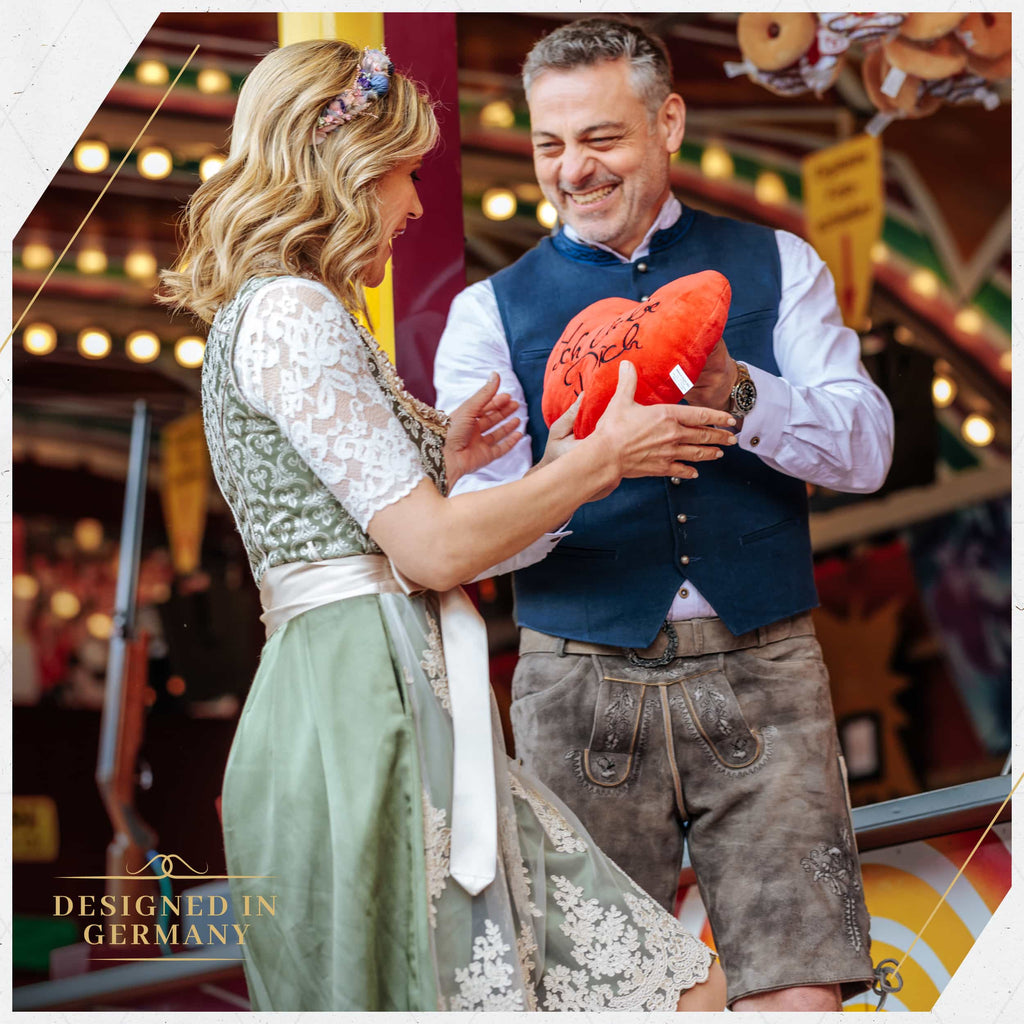 Goat Lederhosen Men Short Light