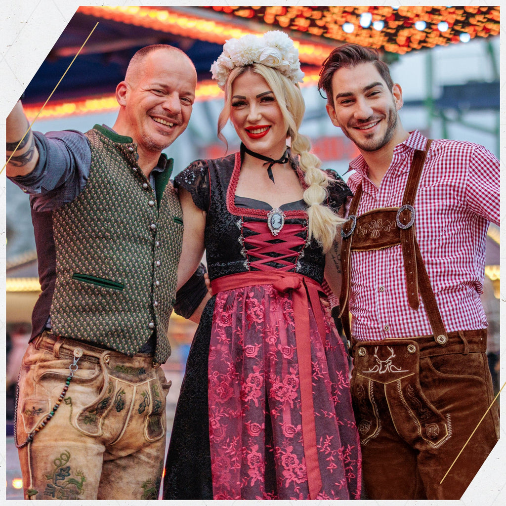 Lederhosen Men Kneebound Antique Waxed Brown