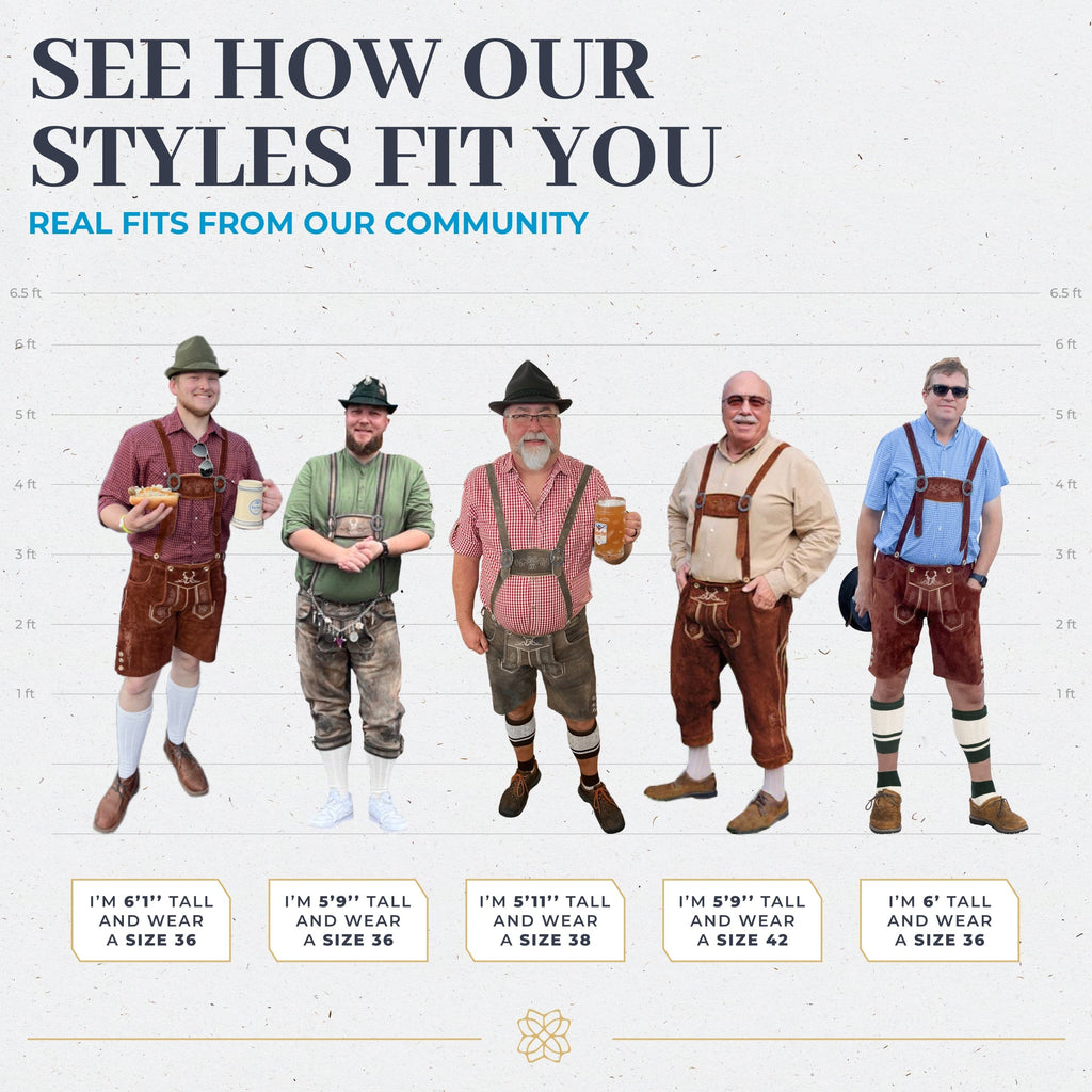 Lederhosen Men Kneebound Antique Waxed Brown