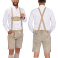 Lederhosen Men Short White