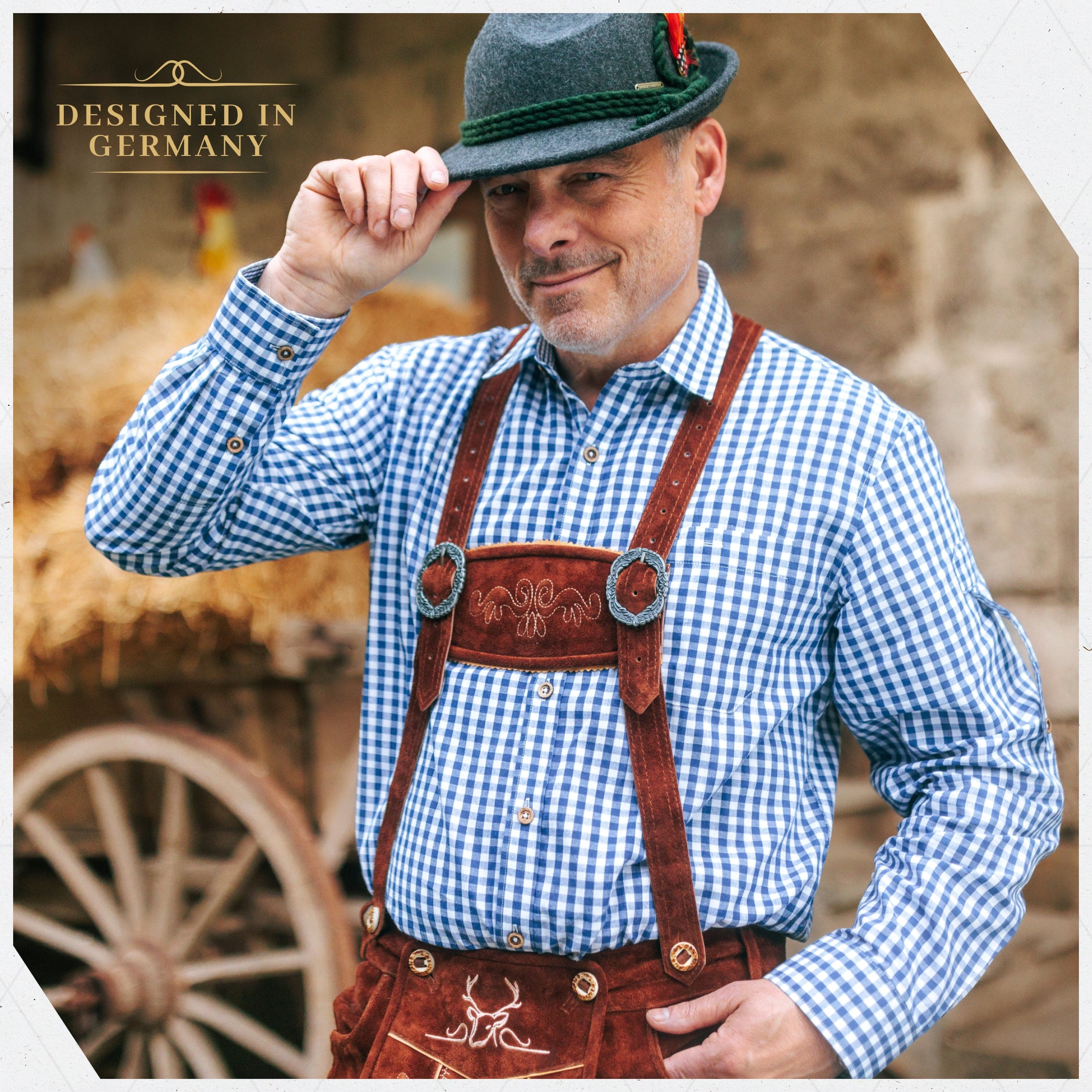 Shirt Men Classic Checkered Green