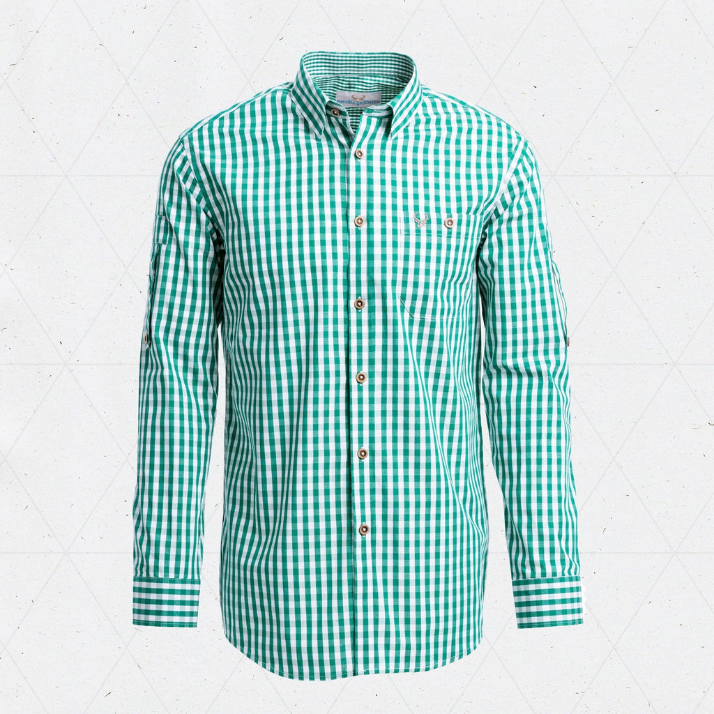 Shirt Men Classic Checkered Green