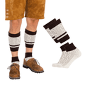 Socks Men Loferl Brown Heather White