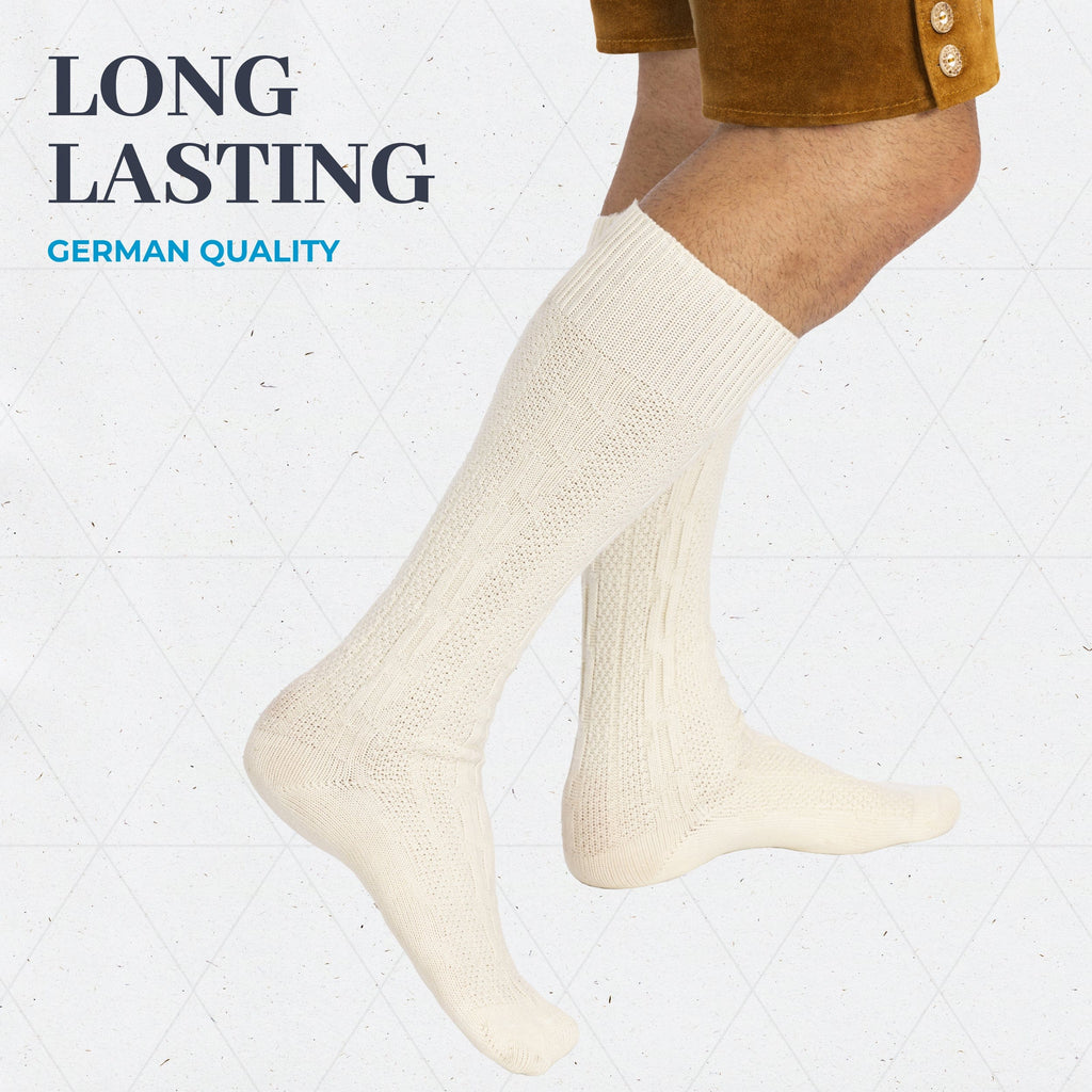 Socks Men Loferl White