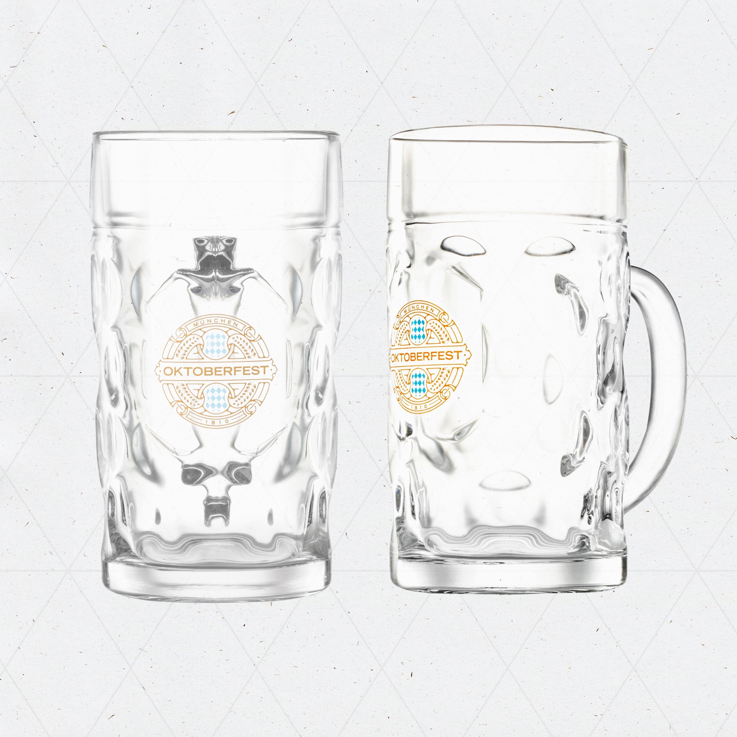 Oktoberfest Beer Mug (Beer Stein) - 1 Liter / 34 OZ